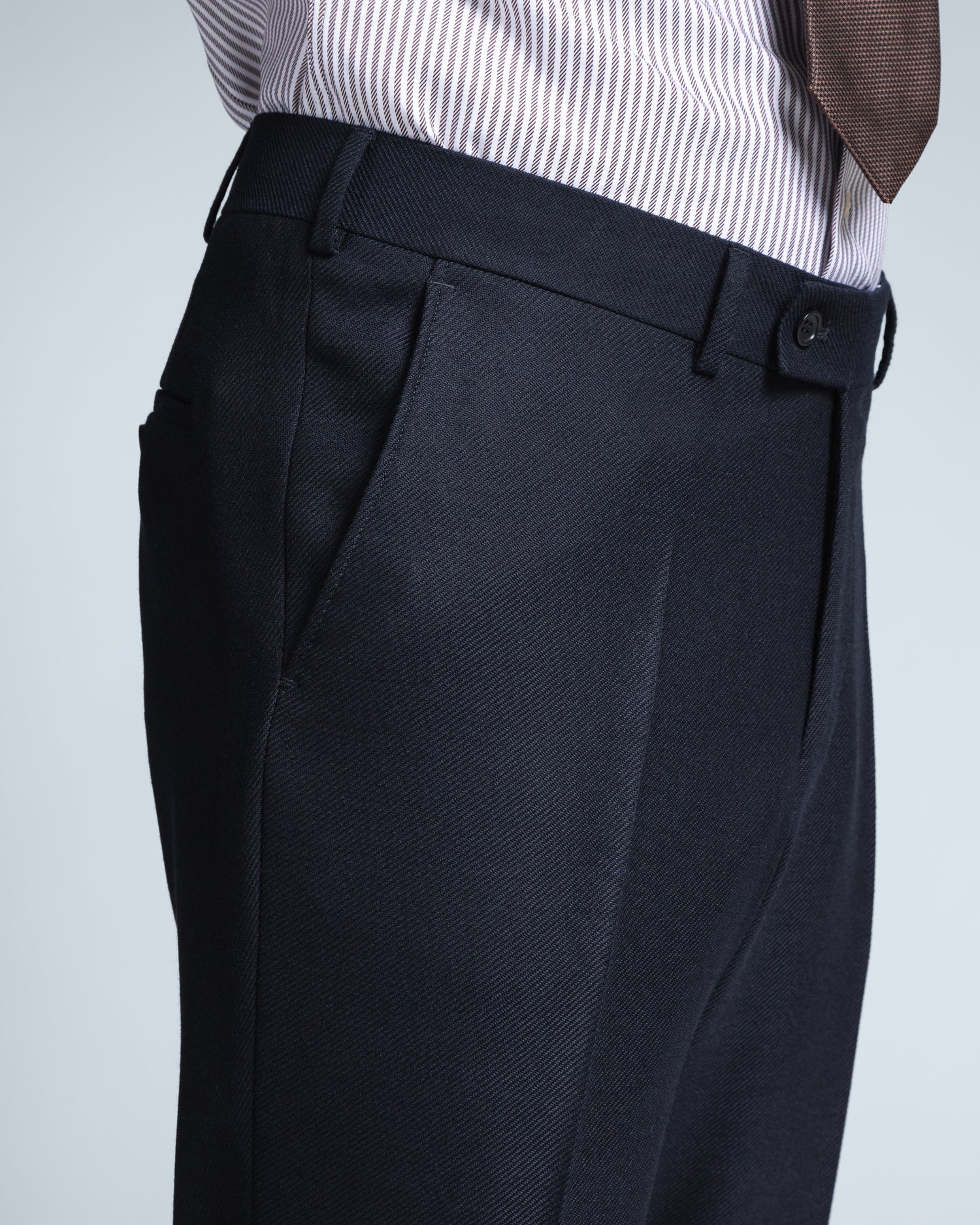 Navy Twill Suit in Wool (10277305680202)