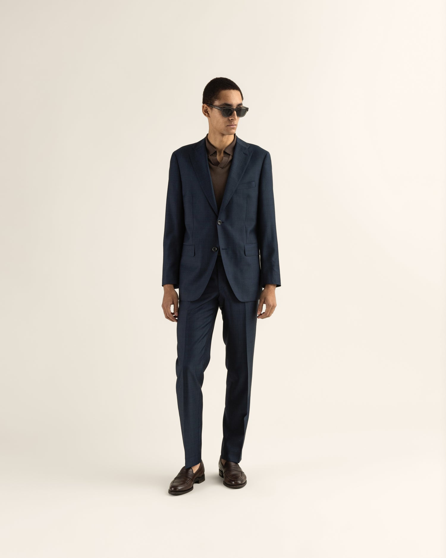 Polo Shirt in Dark Brown