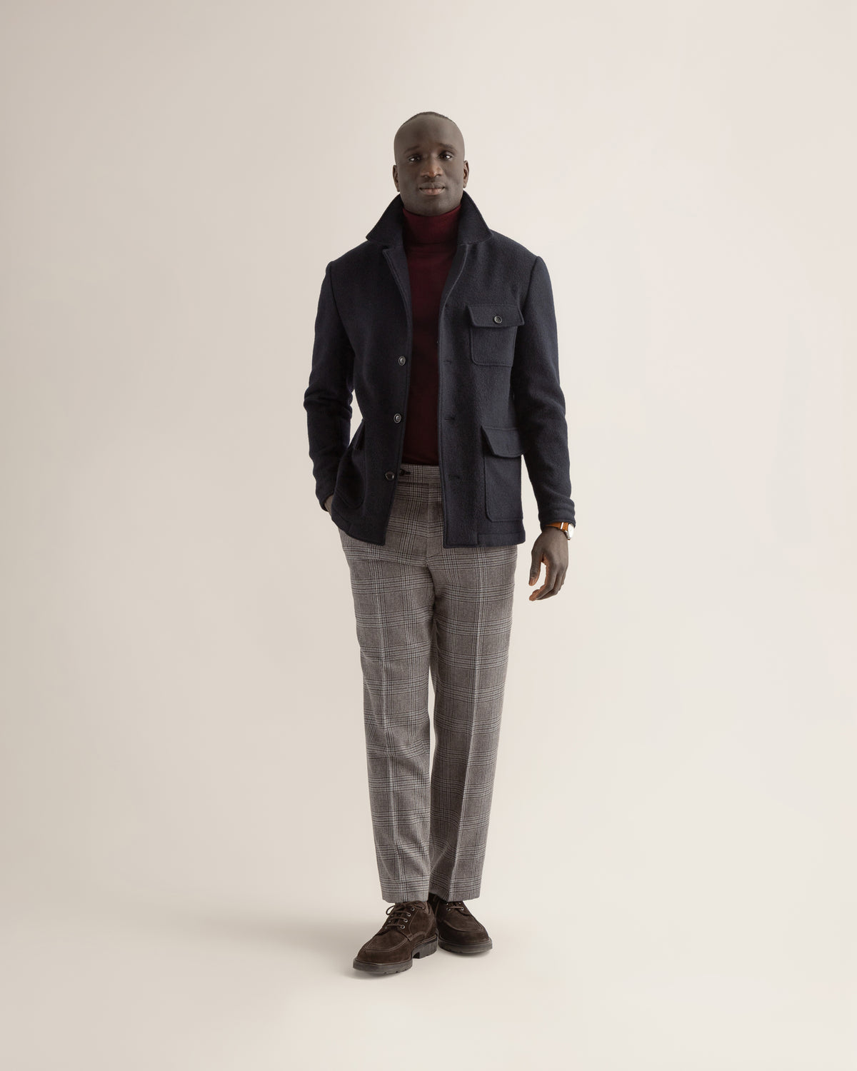 Casual Jacket in Dark Blue
