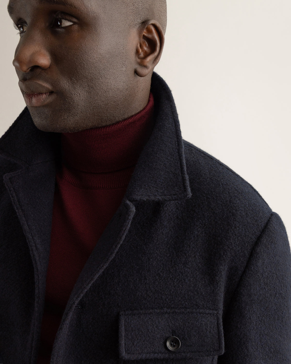 Casual Jacket in Dark Blue