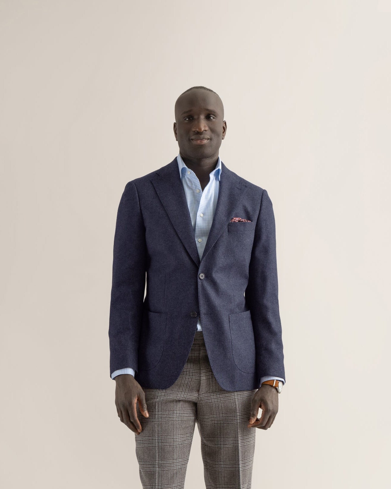 Half-lined Blazer in Blue