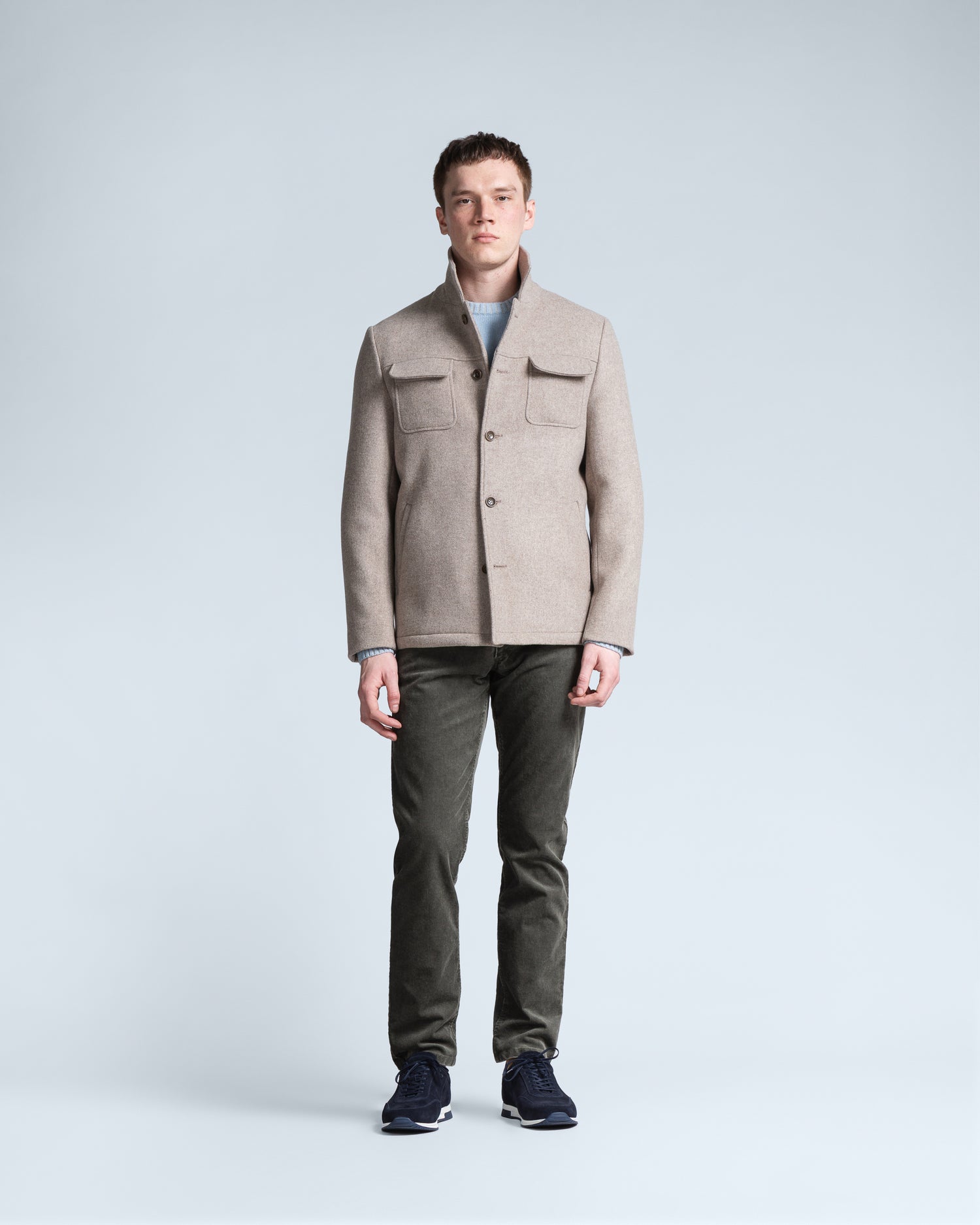 Short Overcoat in Light Beige (10287694610762)