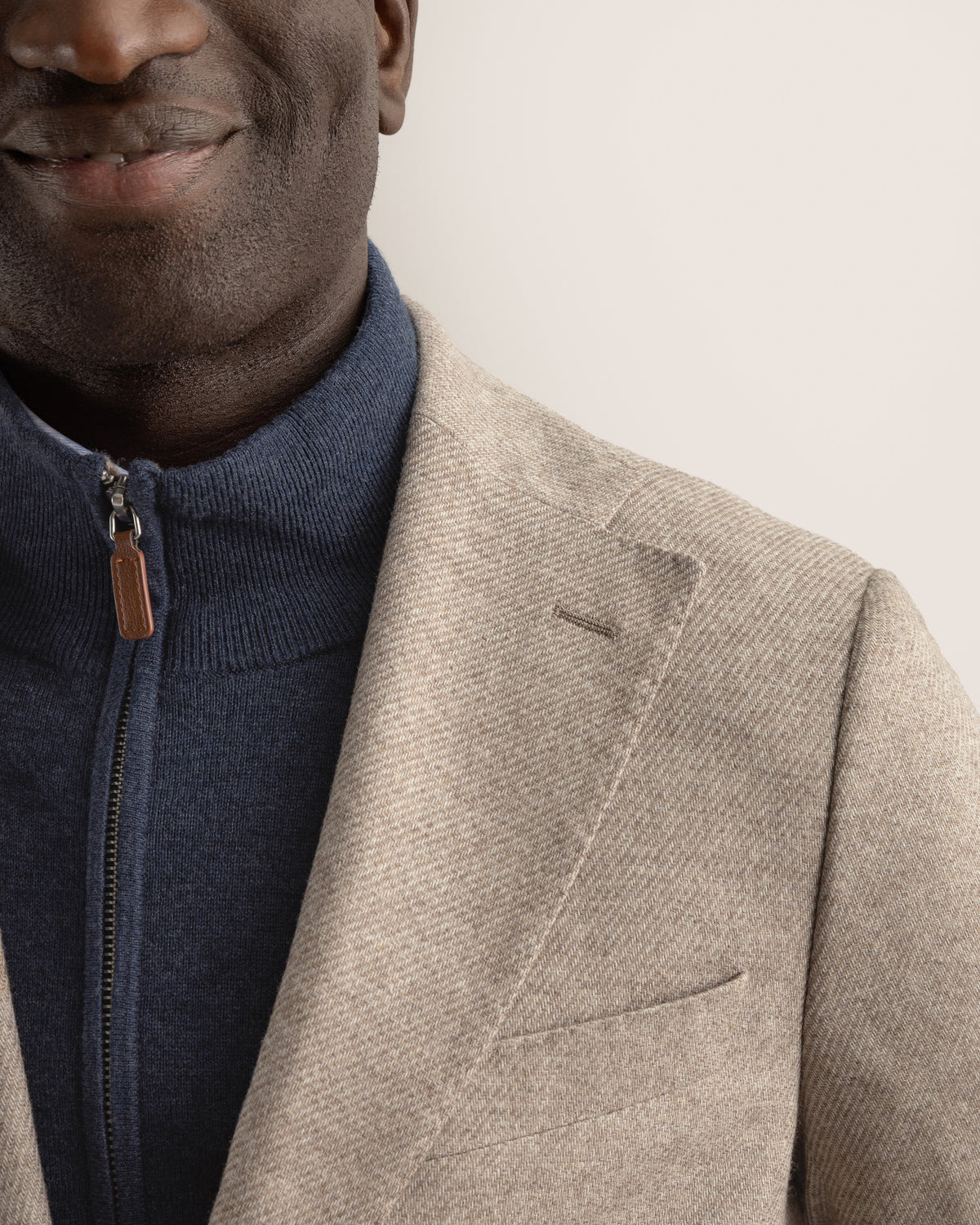Half-lined Blazer in Beige