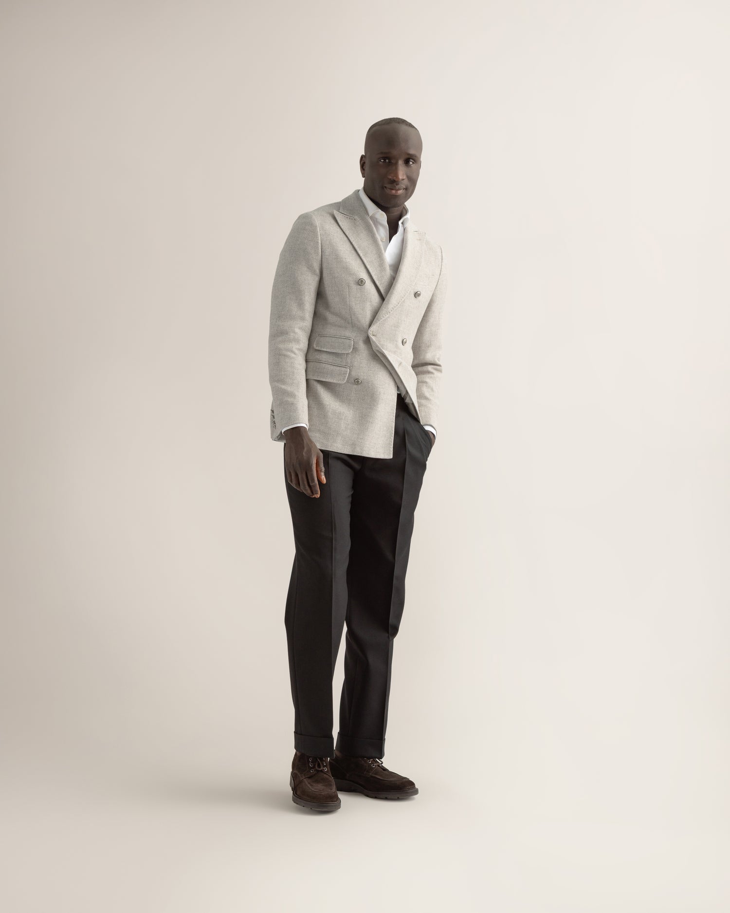 Luxurious Blazer in Light Beige