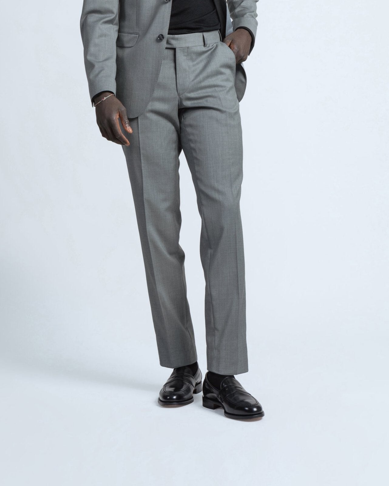 Premium Wool Suit in Grey (9413676826954)
