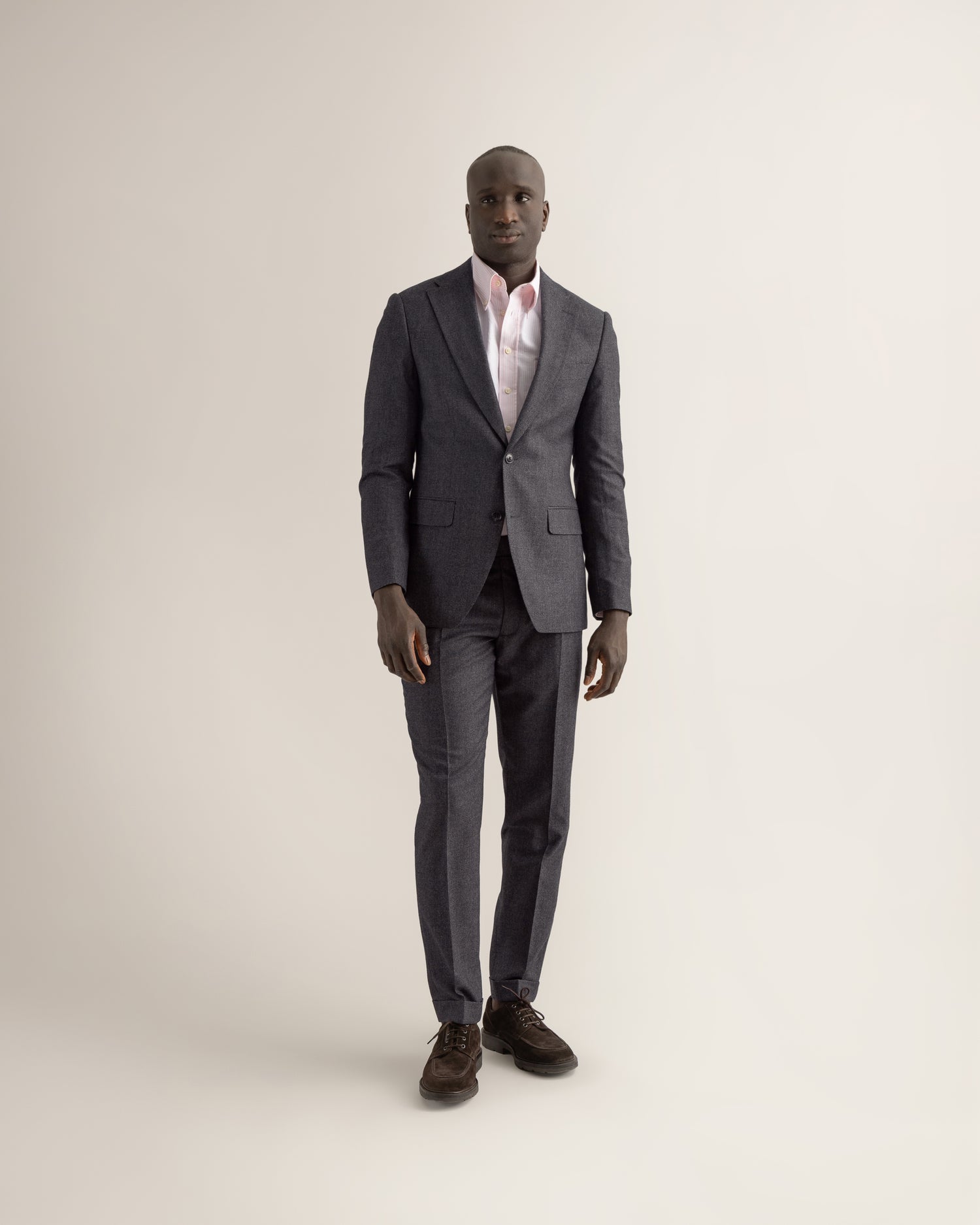 Grey Micro Check Suit