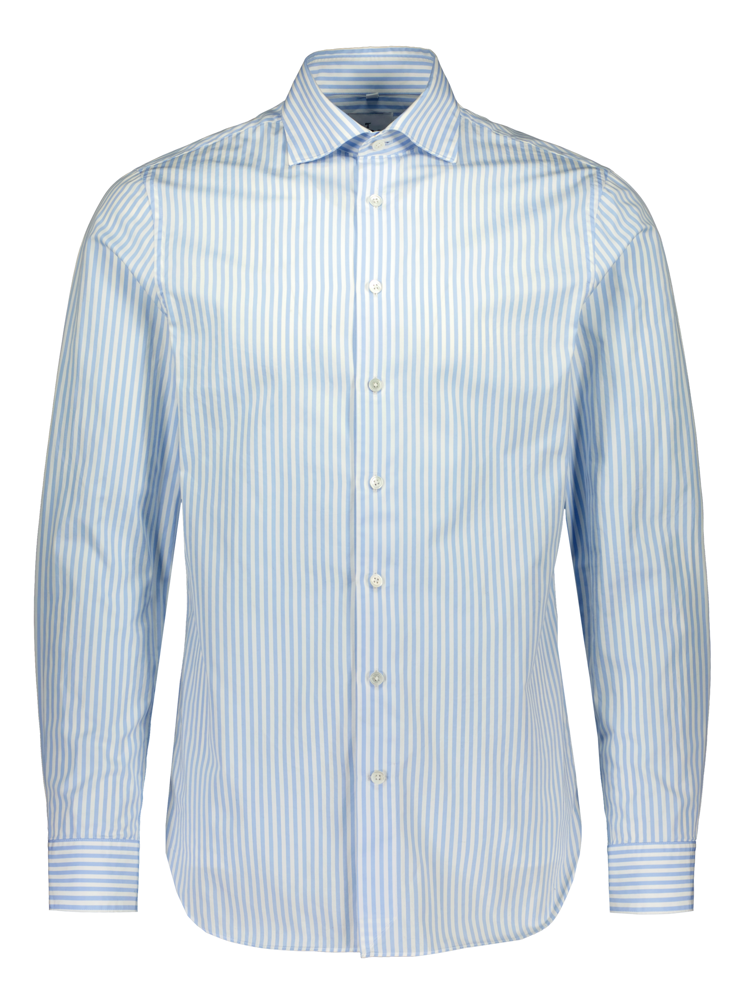 Slim fit Shirt in Thomas Mason Bengal Blue stripe (7945346580702)