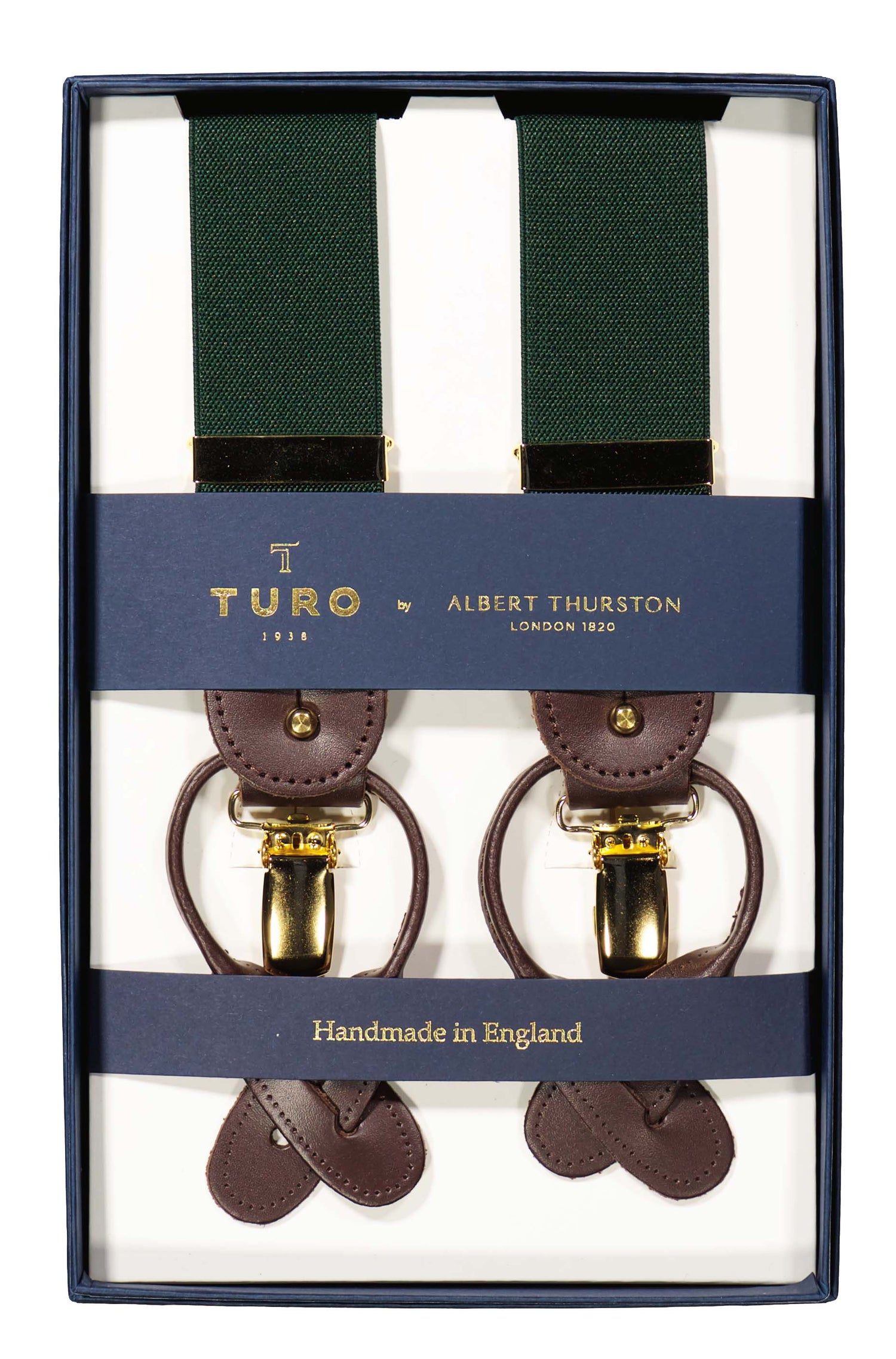 Turo X Albert Thurston Green Suspenders (7340720324830)