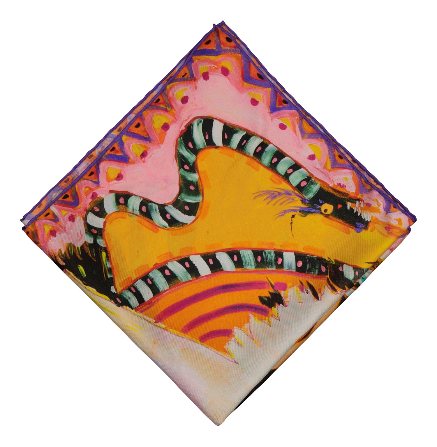 Turo X Manuela Bosco silk scarf Divine Union (7599456026846)